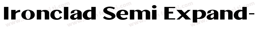 Ironclad Semi Expand字体转换